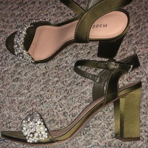 Madden girl olive green heels